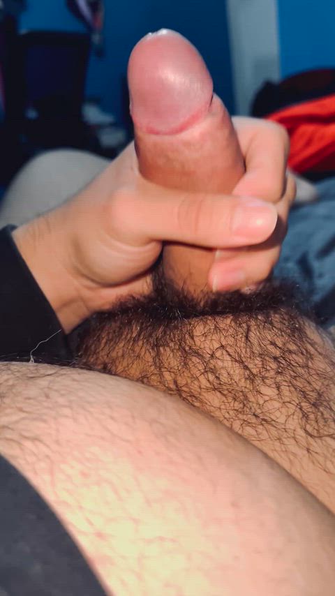 Latino Cock Cumming and Moaning during snow day.