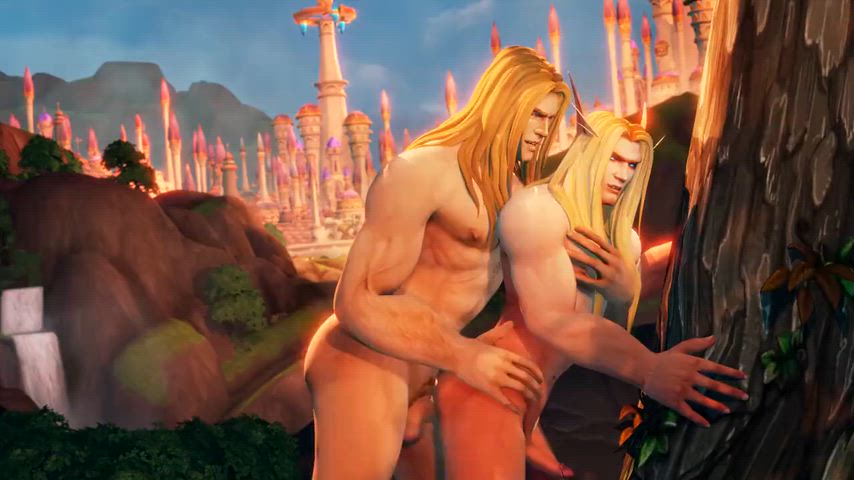 Fucking a blood elf in the forest (czad0rn)