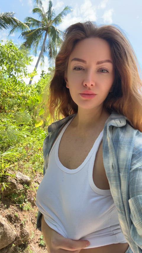 It's too hot in just a T-shirt