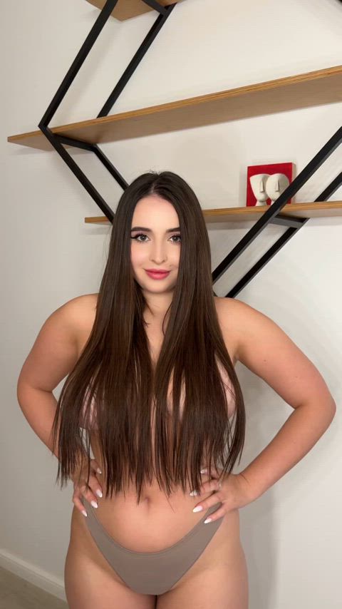 Ass Big Tits Boobs Brunette Natural Tits OnlyFans Solo Teen Tits Porn GIF by susanna