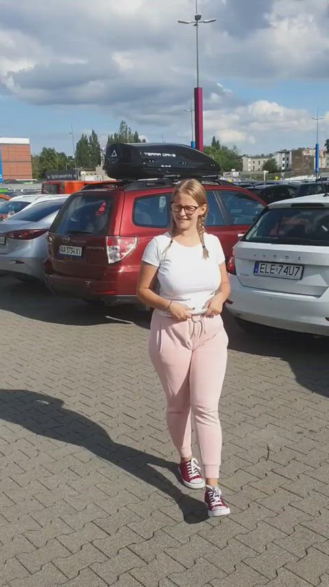Big Tits Public Tits Porn GIF by redrider45