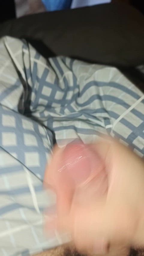 Cuming in my dirty foreskin