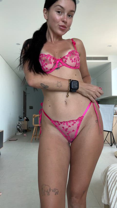 Brunette Homemade Lingerie Petite Small Tits Teen White Girl Porn GIF by bubblesacrobat