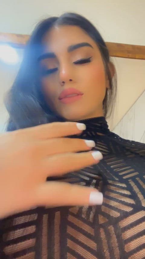 If I looked so fuckable with this black lingerie, why is no one fucking me