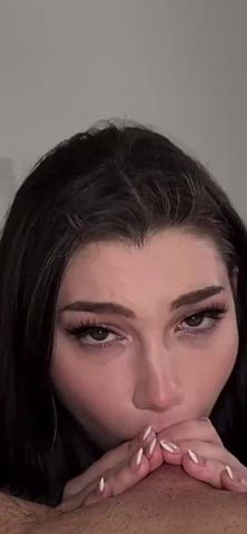 Blowjob Cumshot Facial Lily Lou Porn GIF by mollatare