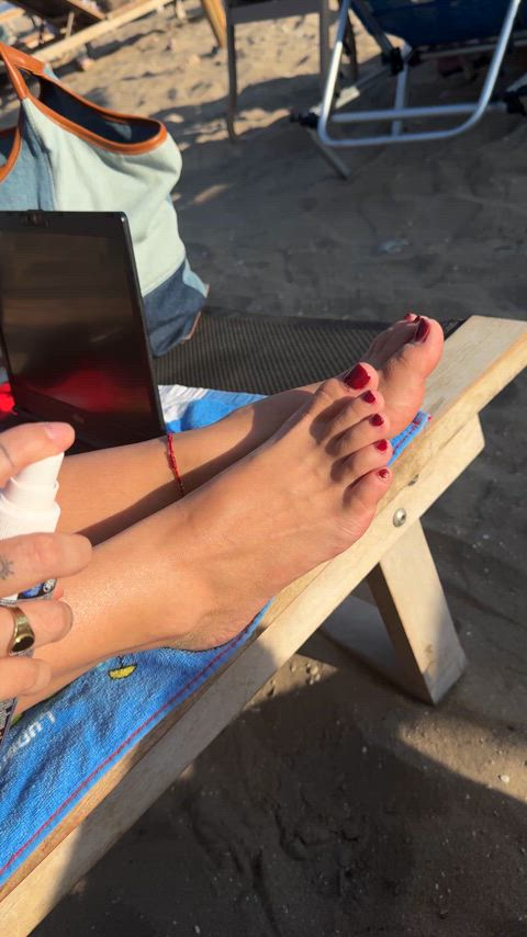 Lick my feet, suck my soles, and you get my holes