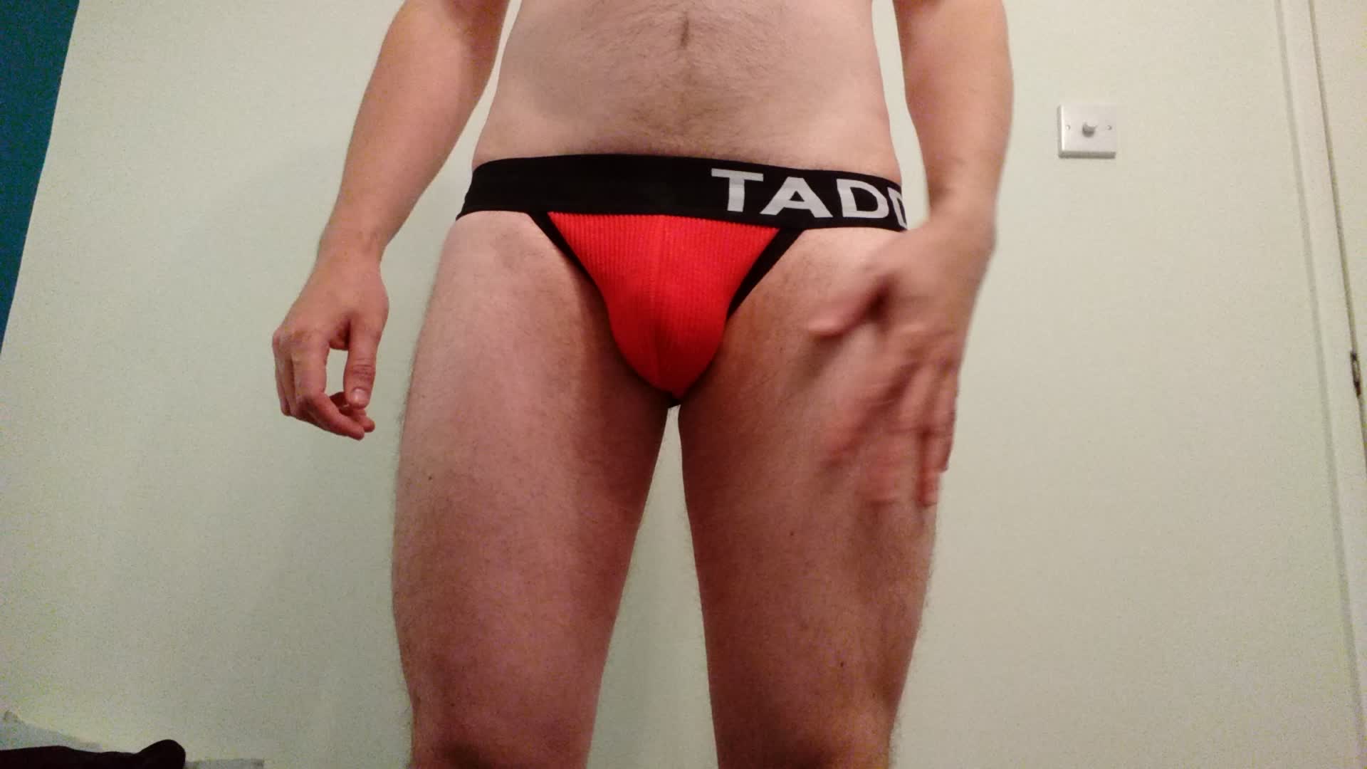 Come snap the straps on my jockstrap? 😏😈