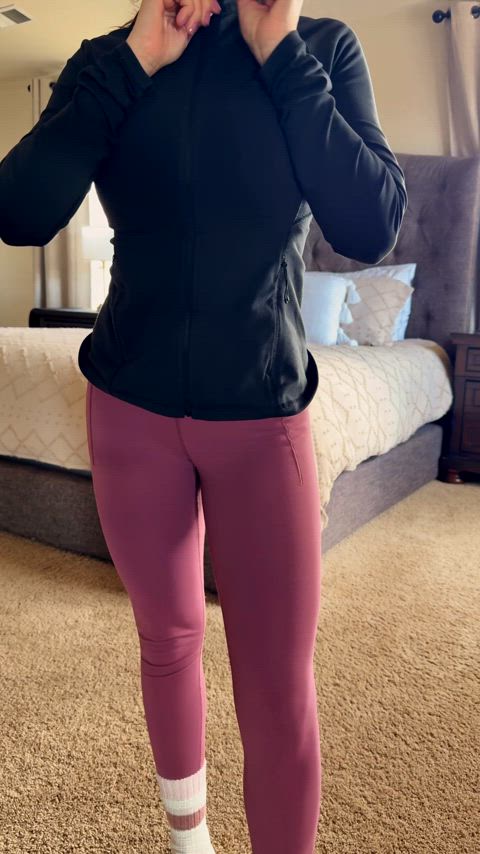 Pussy lips peeking, tits poking, ass flashing.