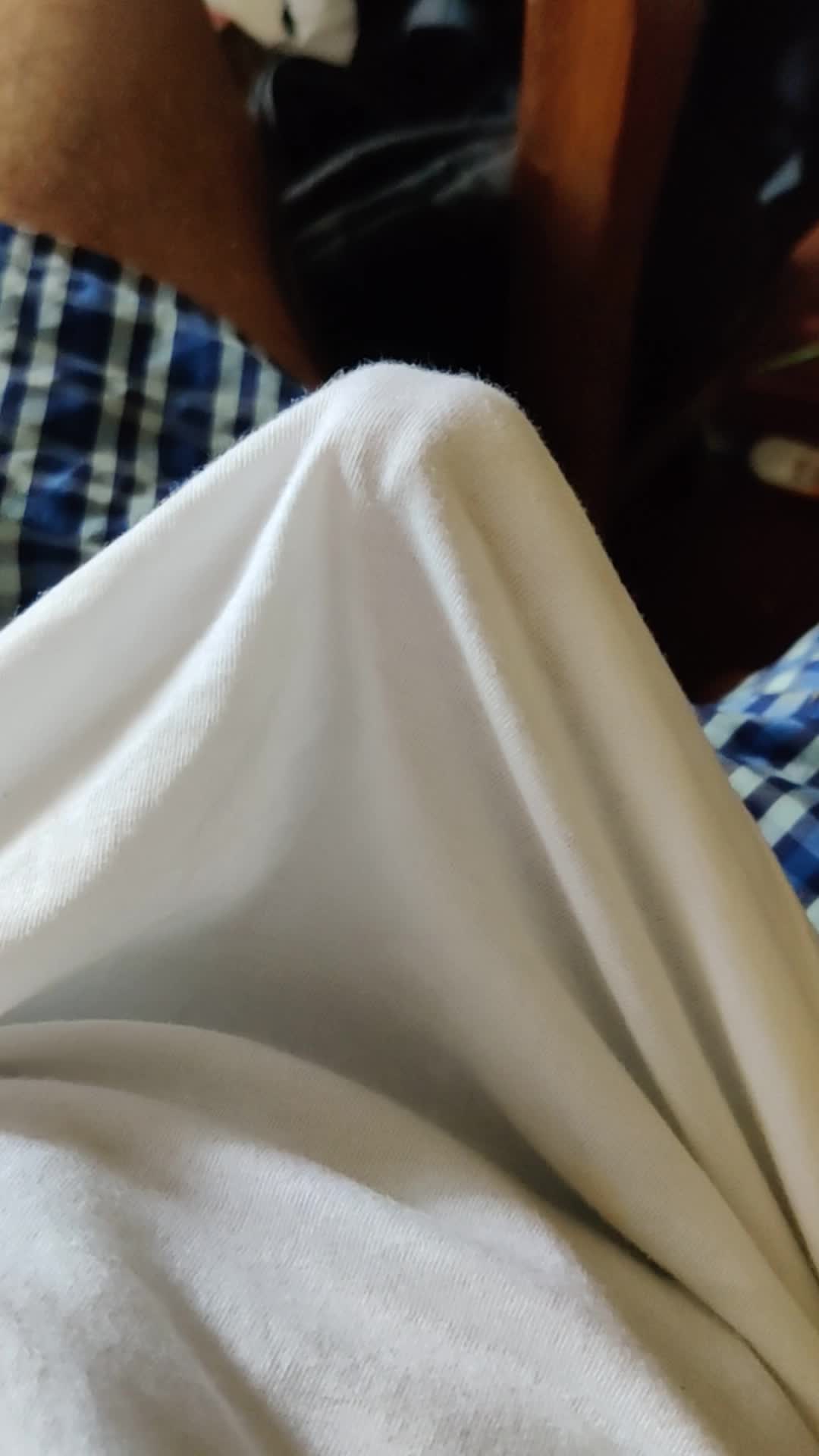 Is it too apparent under my undershirt? 🙁