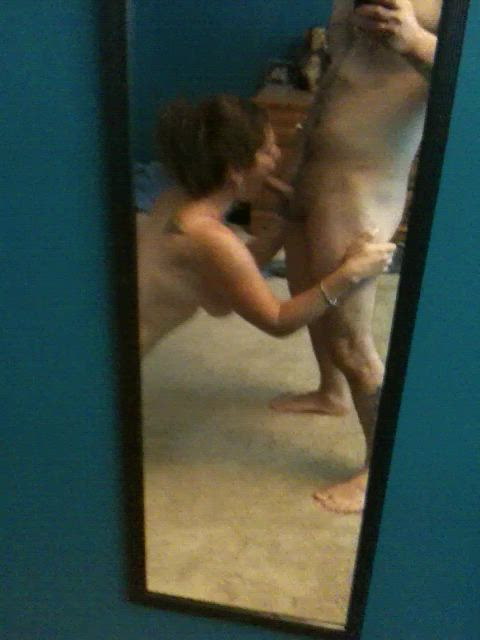 Mirror blow job