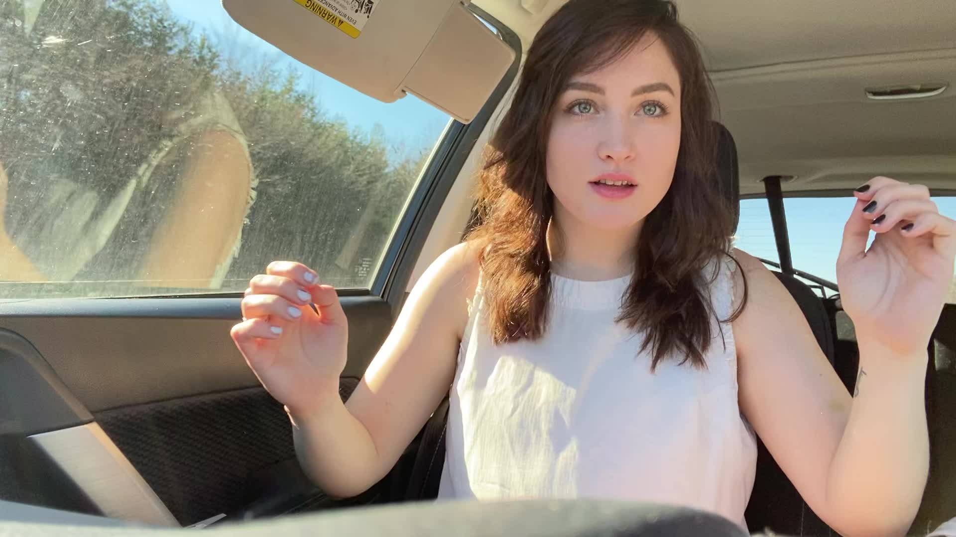 Two in one, excuse the silly face the lady we drove by was surprised... and so was I
