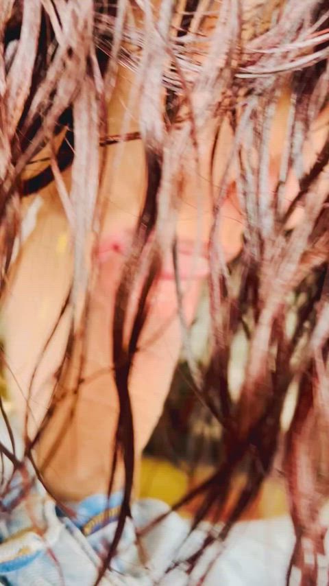 Getting all the cream out this morning