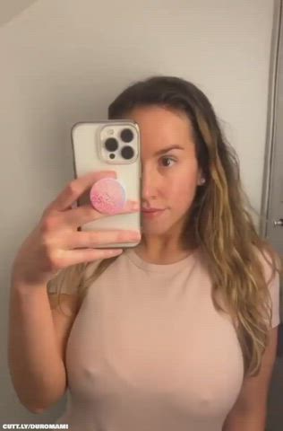 Amateur Bathroom Big Tits Boobs Flashing Natural Tits Public Selfie Tits Porn GIF by duromami