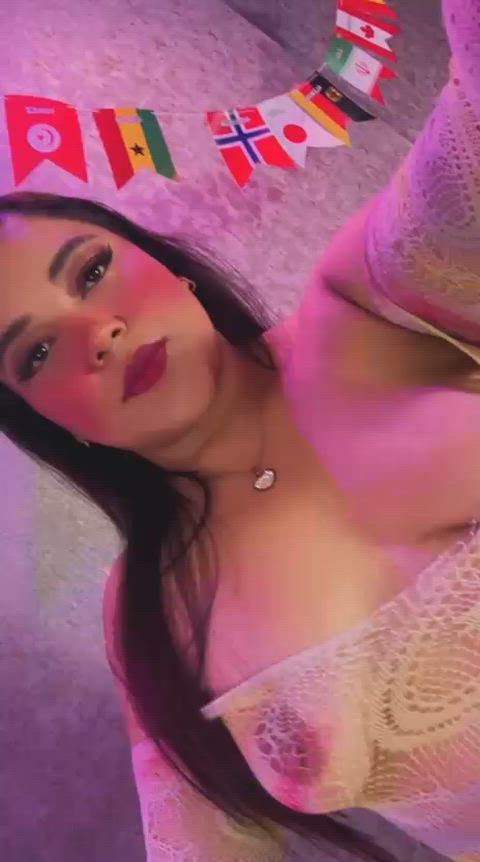 Anal Big Tits Cum Doggystyle Latina Masturbating NSFW Natural Tits Teen Tits Porn GIF by vanessakalo
