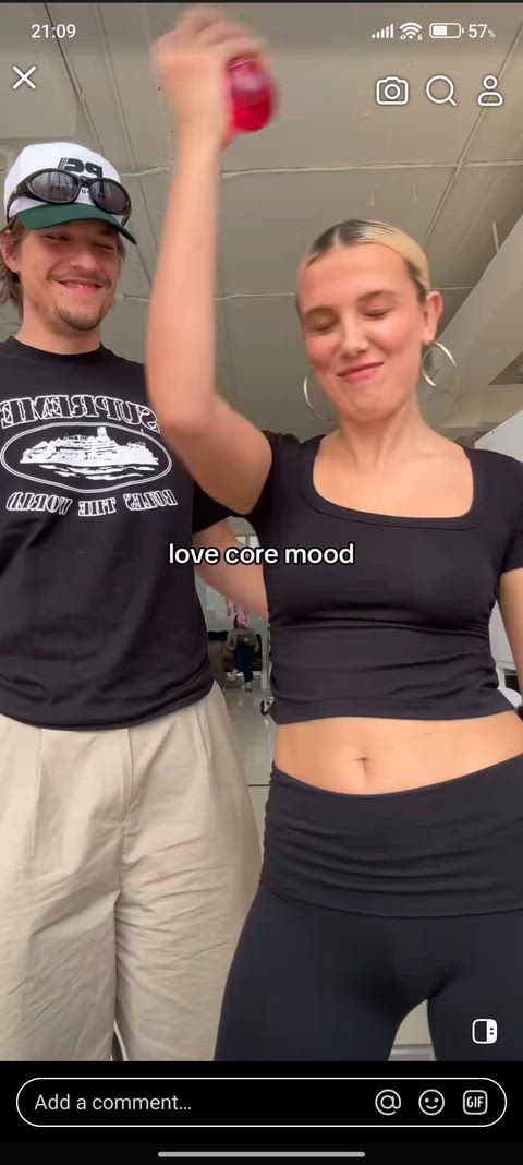 Millie shaking her ass