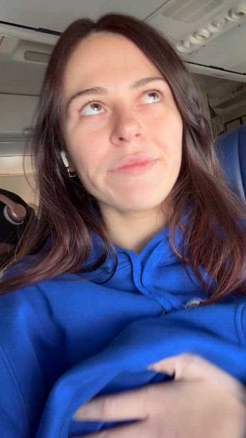 I hope the flight attendant saw me