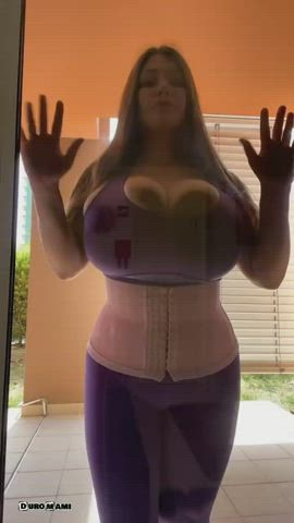 Big Tits Boobs Chubby Cleavage Pretty Teen Tits Porn GIF by duromami