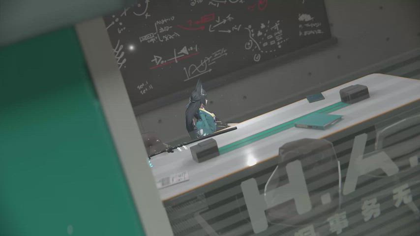 Miyabi found a toy (HorizontalSlope)