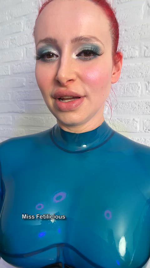 Behind The Scenes Catsuit Fetish Kinky Latex Latex Gloves Red Hair Redhead Rubber Sybian Porn GIF by missfetilicious