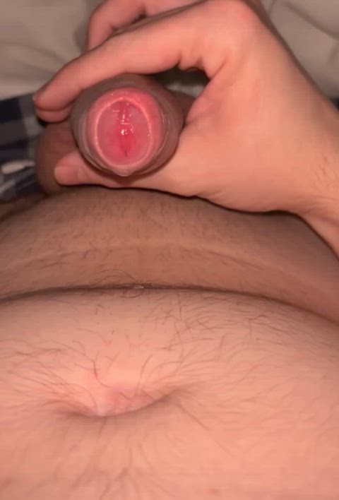 Little night time cum session