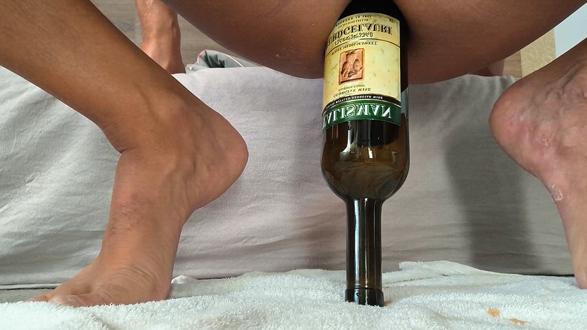 Anal bottle insertion