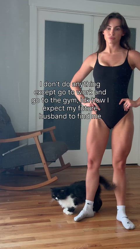 your gym crush looks like wife material today