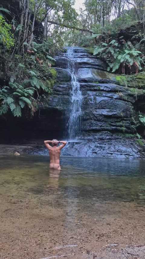 Loved swimming in this cold mountain water