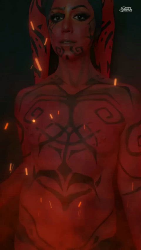 Darth Talon Bodypaint / Cosplay I Finished Last Night (Cosplayer - Roseiquartz)