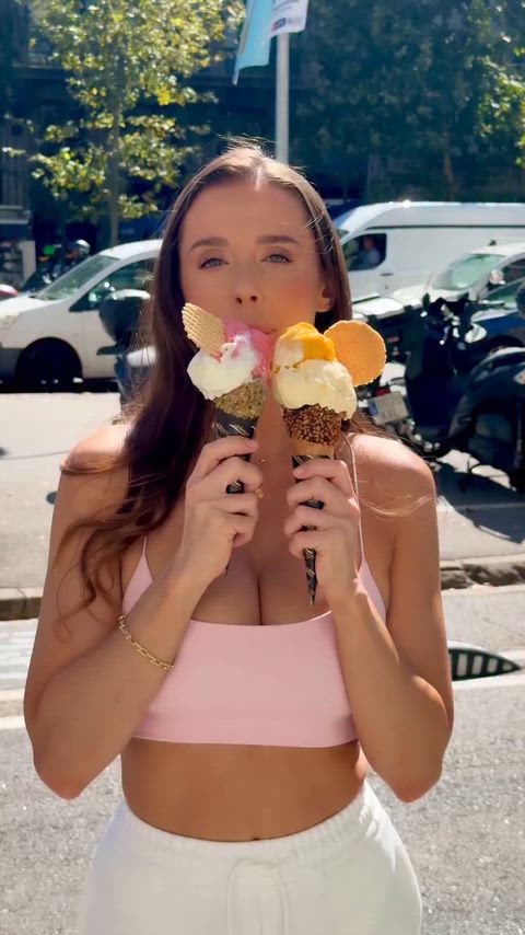 Best flavor is on her lips