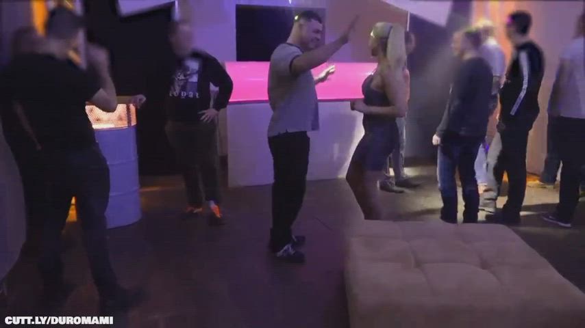 Amateur Blowjob Doggystyle Friends Gangbang Hotwife MILF Party Sharing Porn GIF by duromami