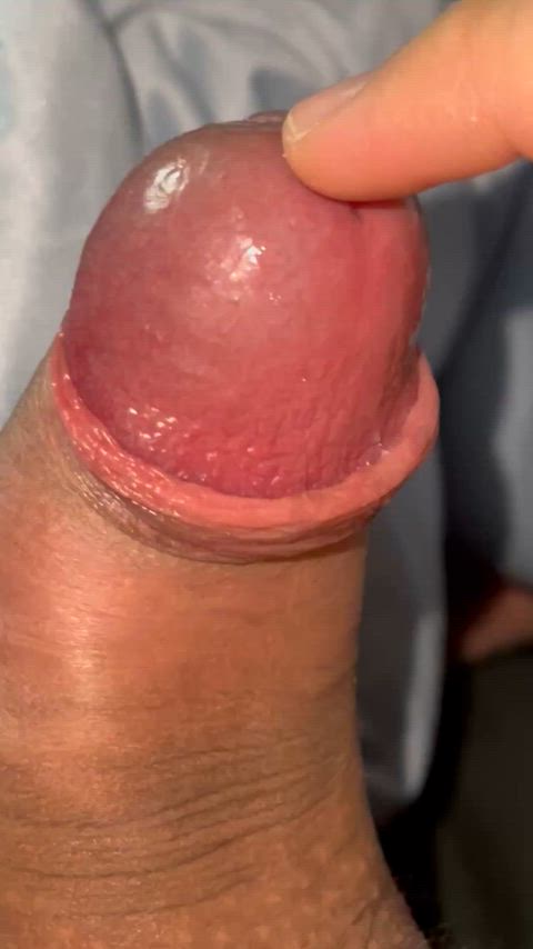 Miss getting leaky when a tongue plays with the tip