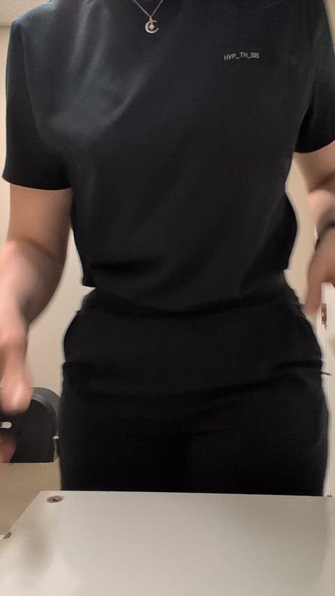 Trying to stay professional today 😇❤️