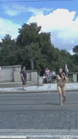 Boobs Exhibitionism Exhibitionist Exposed NSFW Nudity Public Tits Porn GIF by duromami