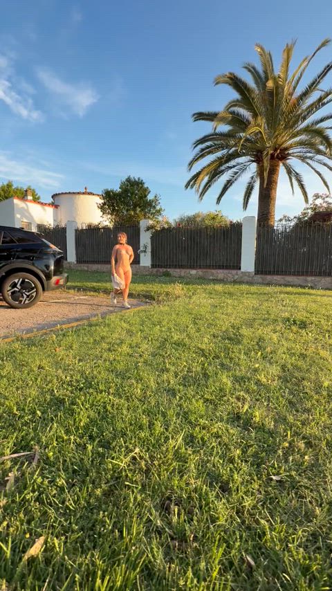 Every step naked made me feel owned by the street