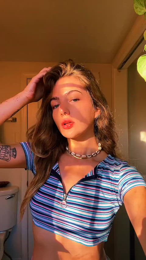 my perky little nips wanted to feel the morning sun ;)