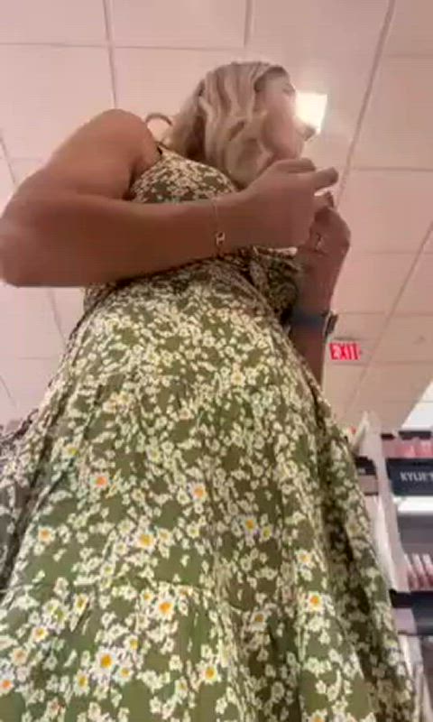 Amateur Ass Blonde Exhibitionism Exhibitionist Public Pussy Tease Teasing Voyeur Porn GIF by populardick