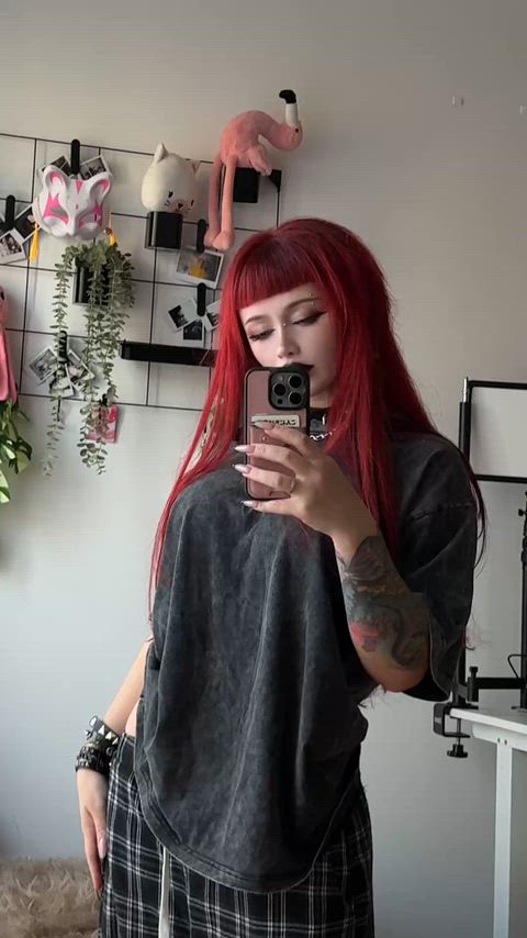 Goth NSFW Tattoo Porn GIF by leahmeowmeow