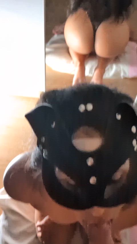 Amateur Ass Blowjob Homemade Latina OnlyFans POV Real Couple Teen Thong Porn GIF by cutemelina