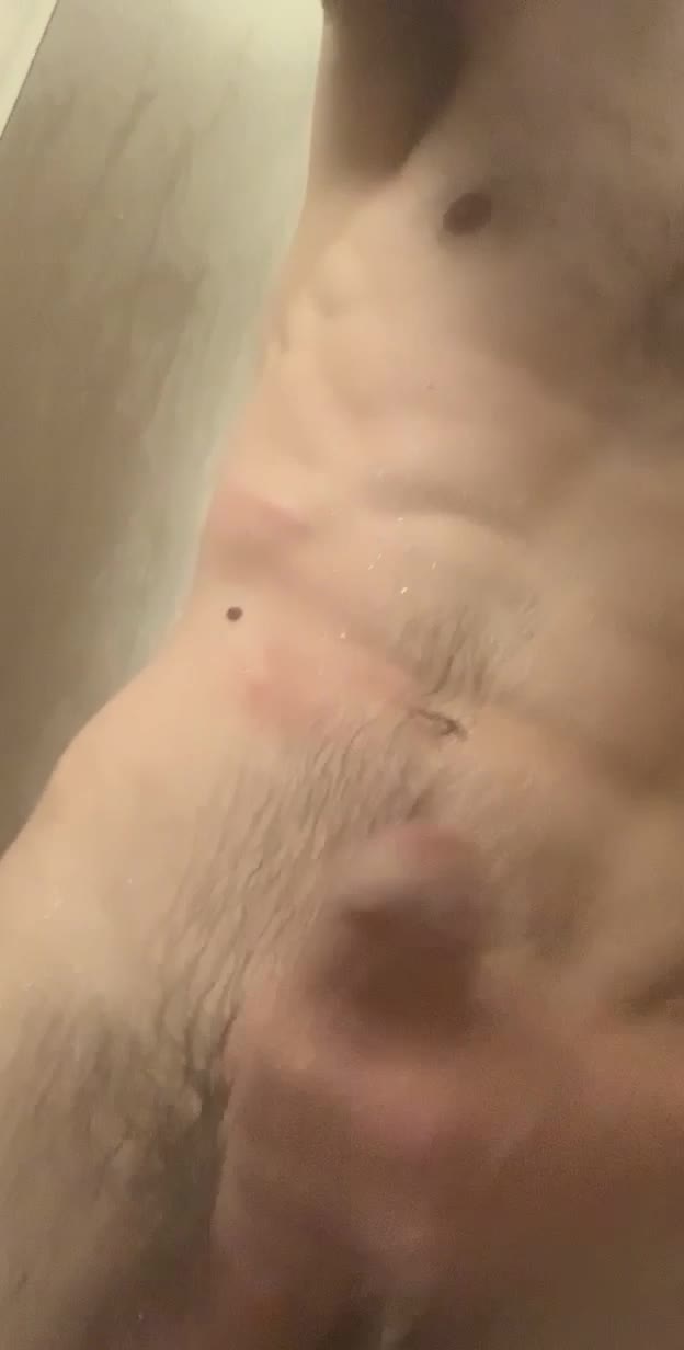 One of my favorite places to jerk off in, the shower 😘