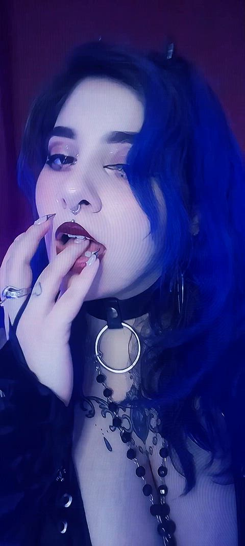 Big Tits Goth Homemade NSFW Natural Tits OnlyFans Solo Tease Teasing Tits Porn GIF by raven.roth