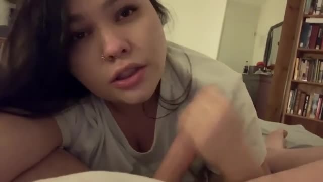 Made Him Cum In My Throat & Mouth