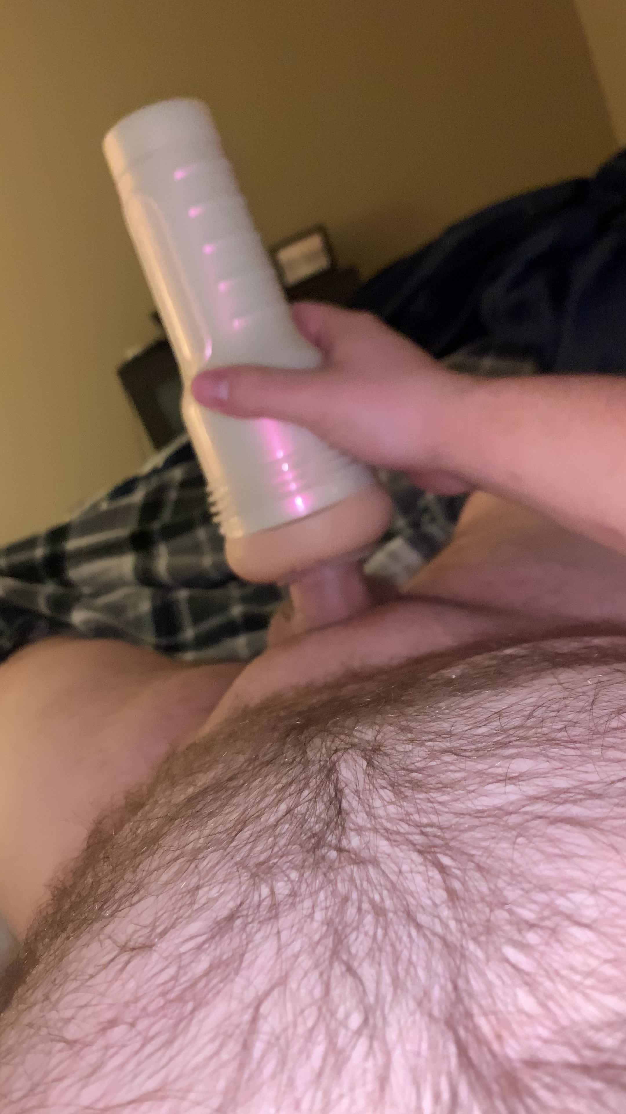 I love watching Lana’s lips stretch as it takes my fat cock