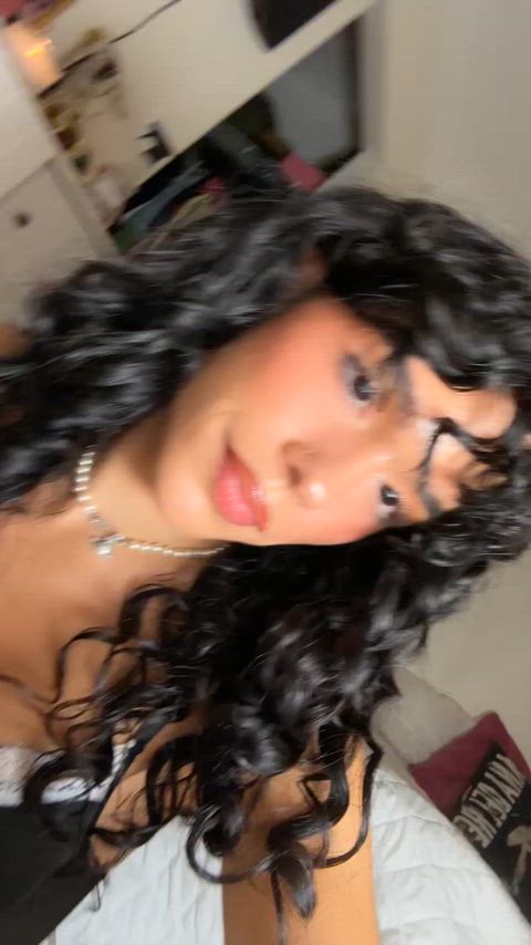 Would you play with my tits while I go down on you?