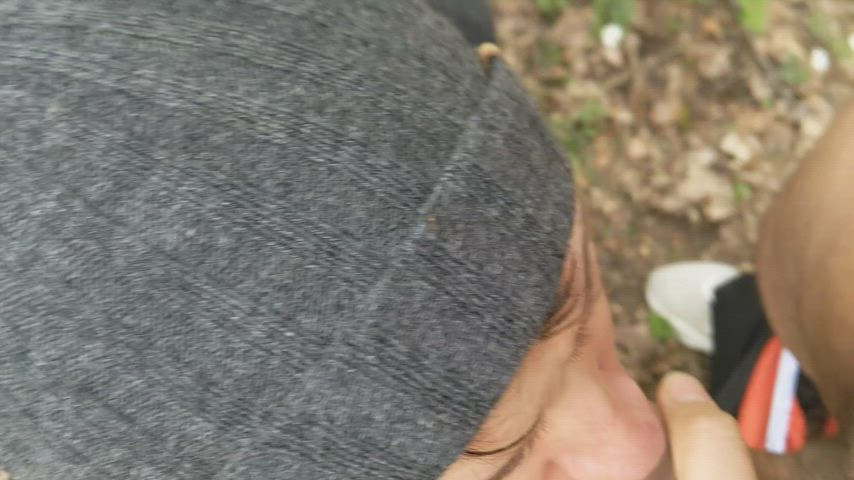 He made sure that I left the woods covered in his cum