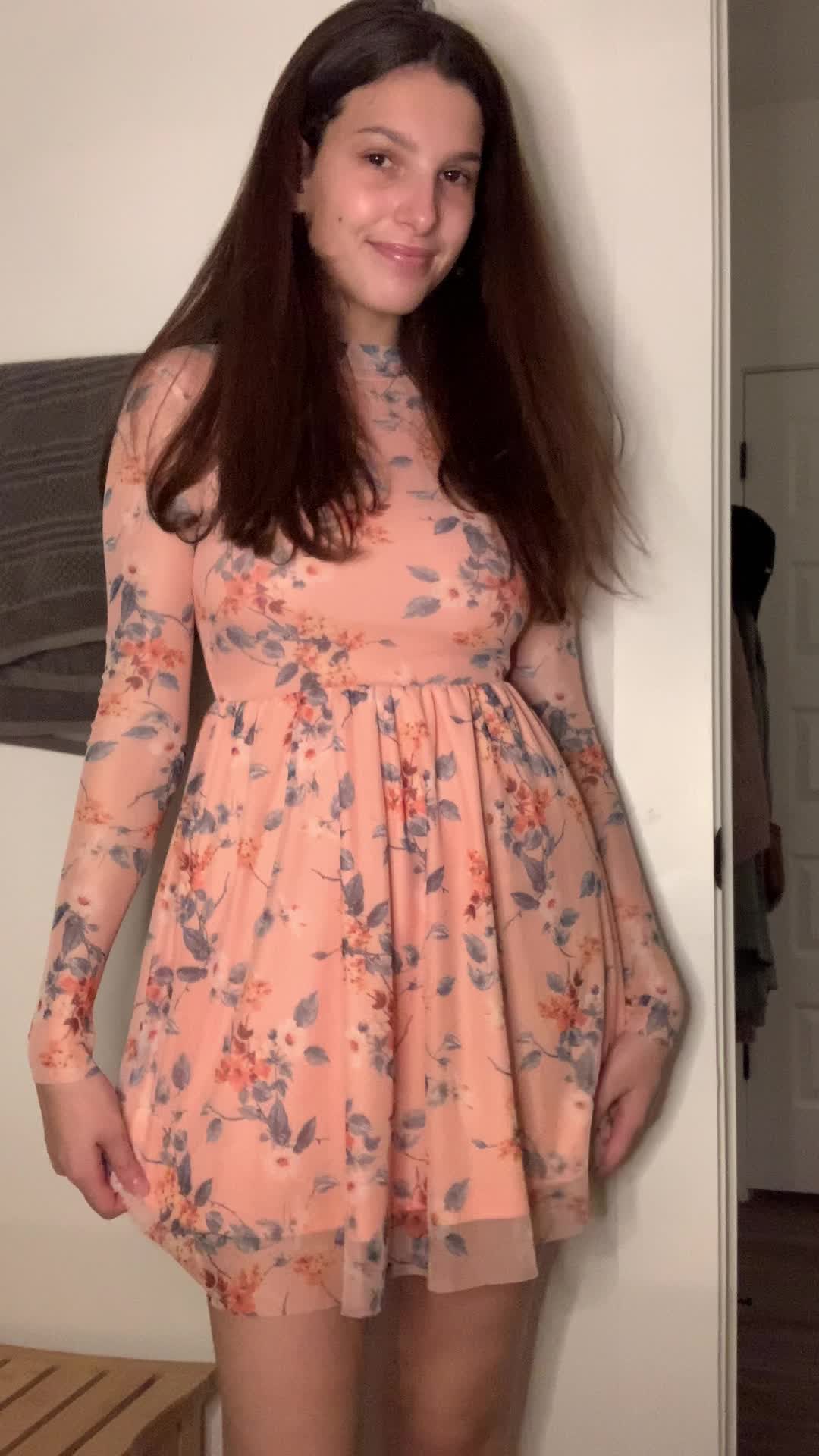 I prefer to wear nothing underneath my dresses. What do you think?