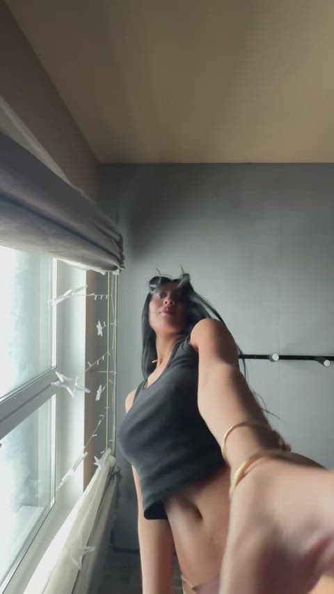 Anal Big Ass Boobs Brunette Dildo MILF Naked Petite Tease Porn GIF by yoonalee