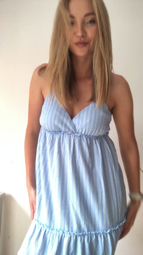 Amateur Big Tits Blonde MILF NSFW OnlyFans Pussy Solo Tease TikTok Porn GIF by kirablaze25