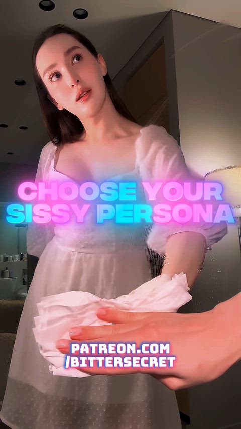 Which persona did you choose sissy? 🥵