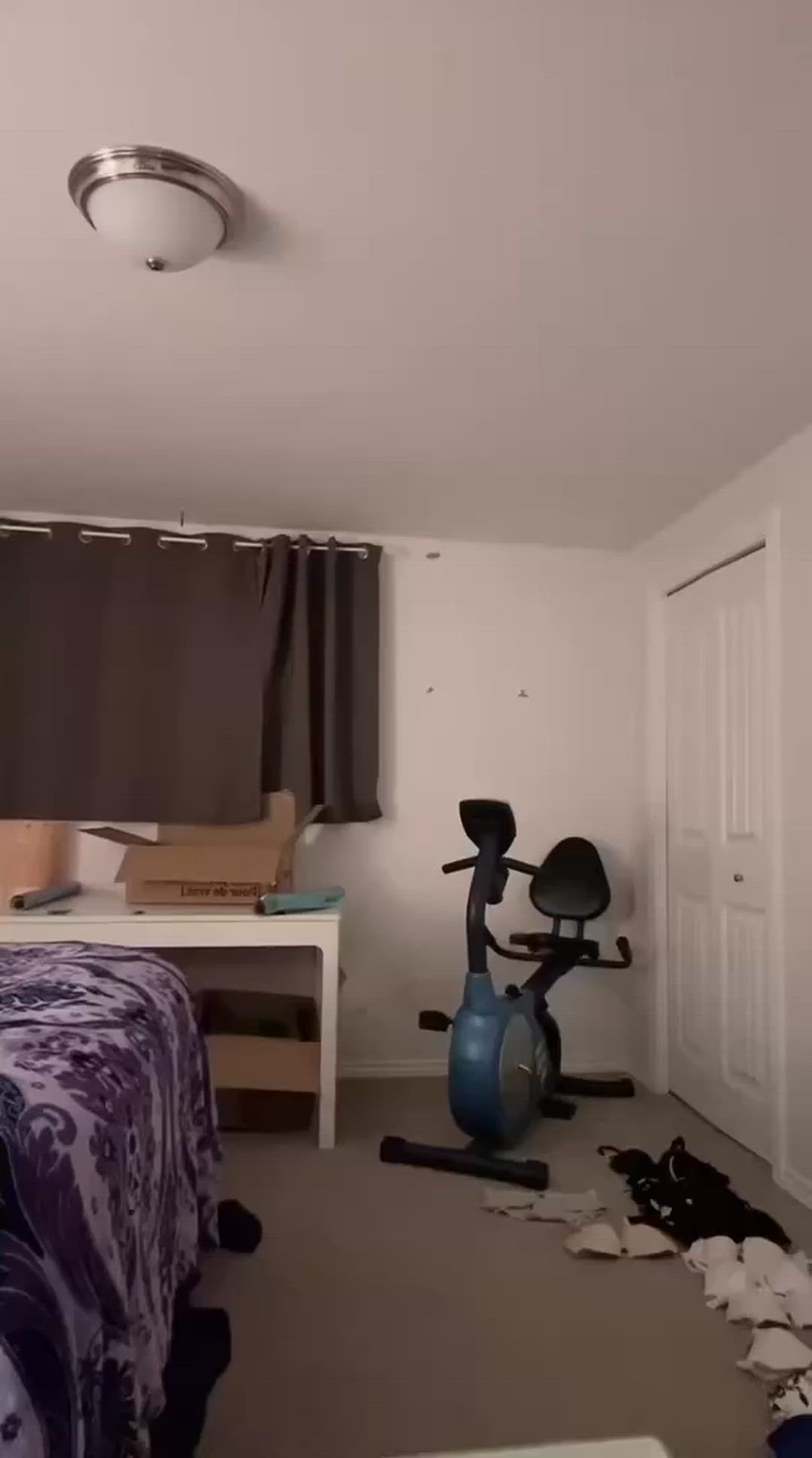 POV: your gf tries on some new lingerie before bed