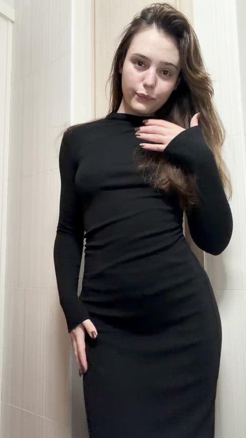 Natural Tits On/Off Small Tits Tits Undressing Porn GIF by stella_mori